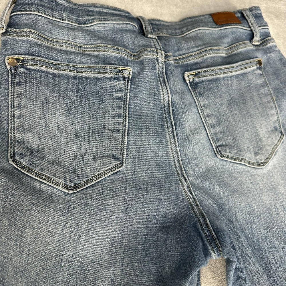 JUDY BLUE Boyfriend Fit Jeans Women's 9/29 Medium Wash Distressed - Picture 10 of 16
